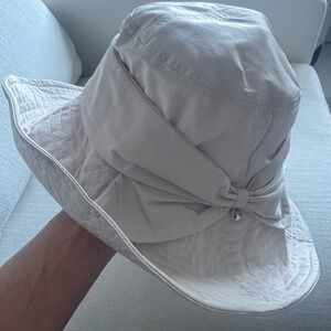 Furla Light Khaki Cotton Bucket Hat